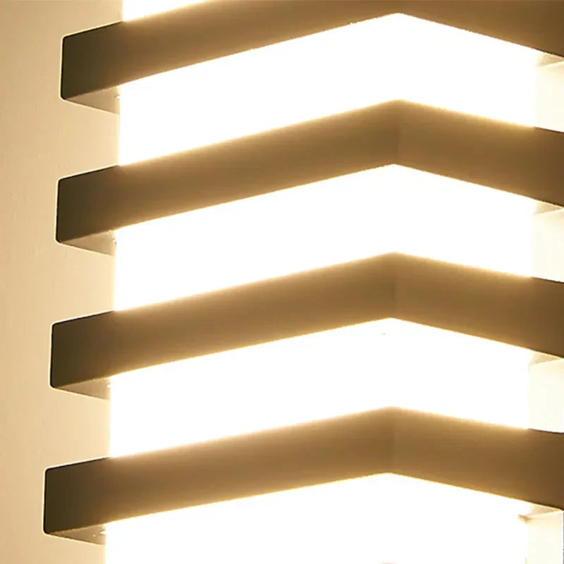 Compact Outdoor LED Wall Light - 12W Weather-Resistant Design