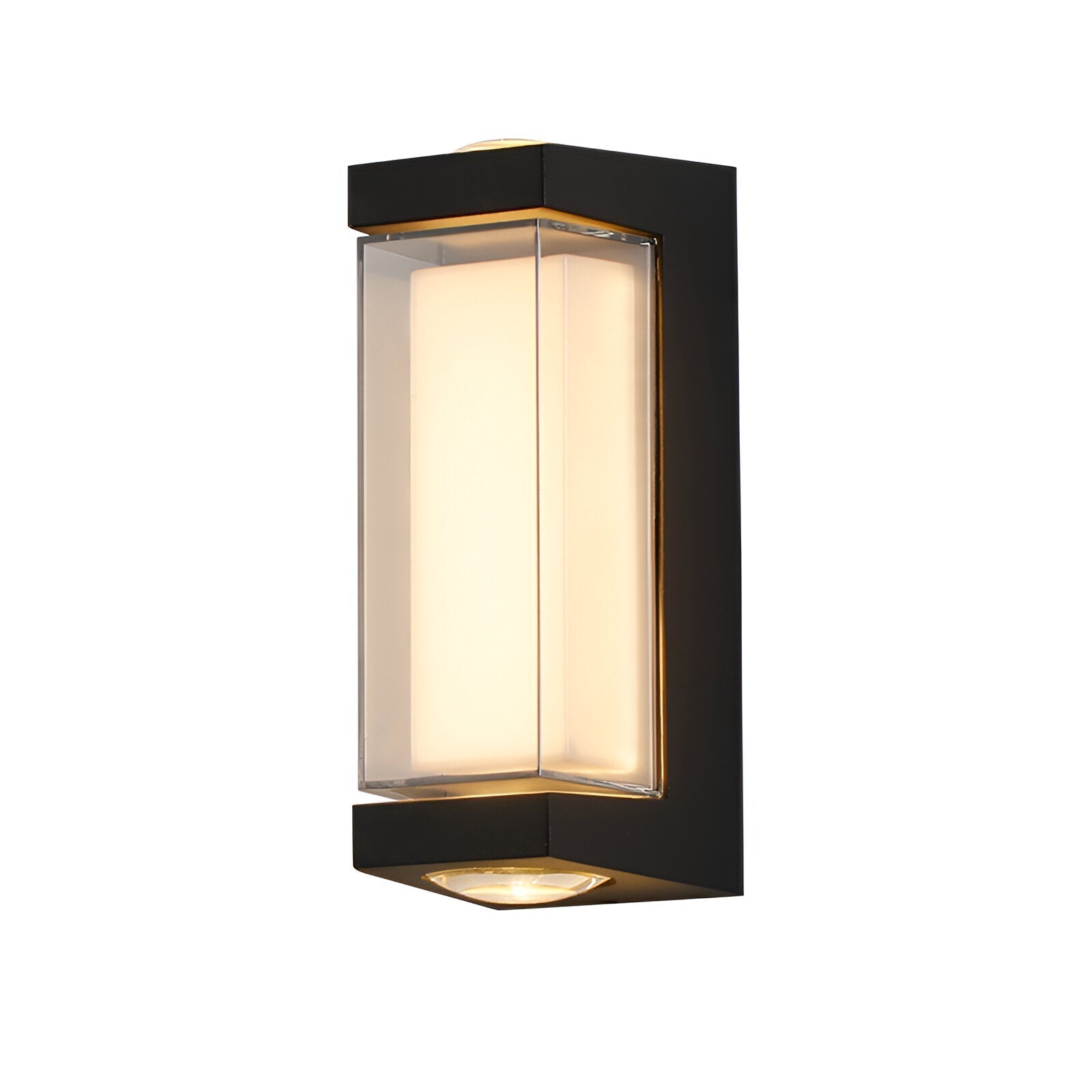 Stylish Dual-Glow Outdoor Wall Fixture with Weather Resistance