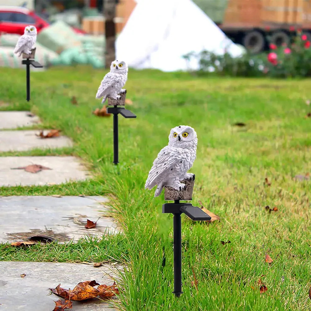 LED Garden and Terrace Owl Solar Light Decoration