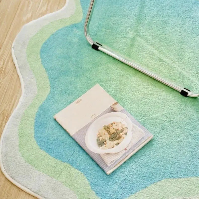 Soft Pastel Cloud Area Rug for Bedrooms and Living Spaces