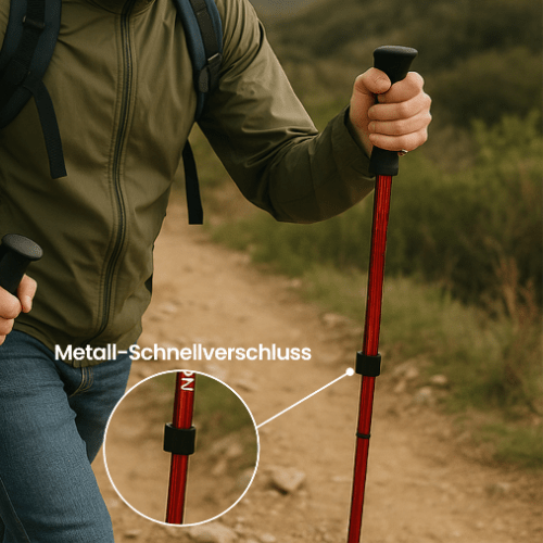 Lightweight Hiking and Walking Sticks – Adjustable Trekking Poles