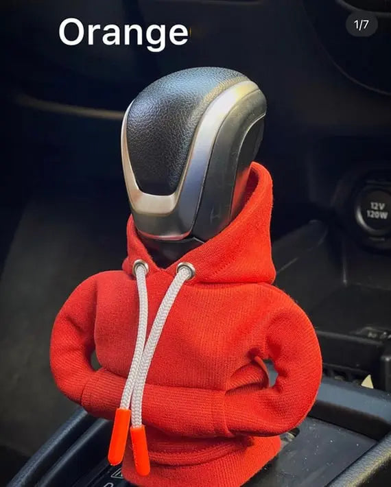 Washable Plush Fabric Gear Shift Cover Set (2 Pieces)