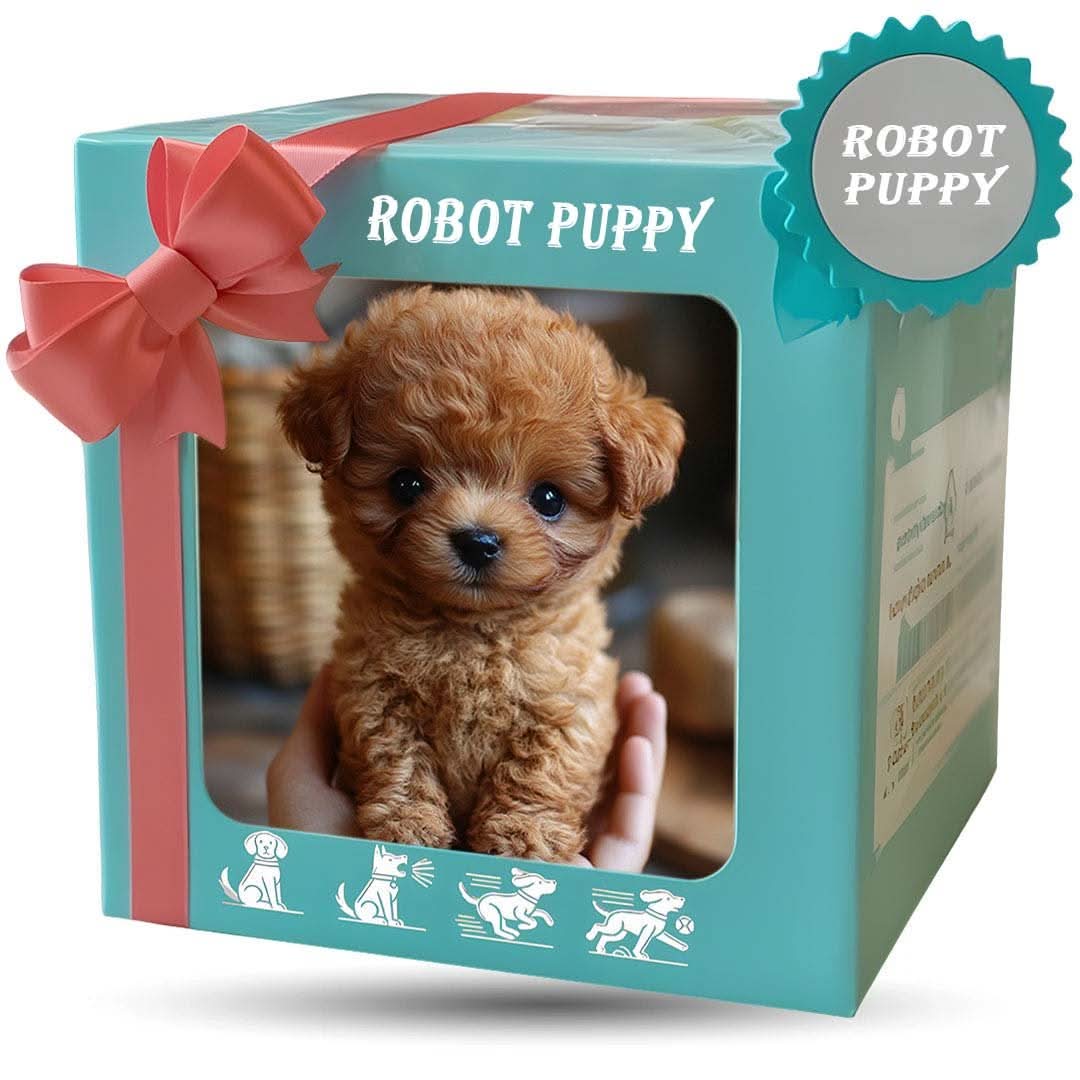 CuddlePaw - Touch-Responsive Interactive Plush Dog Toy