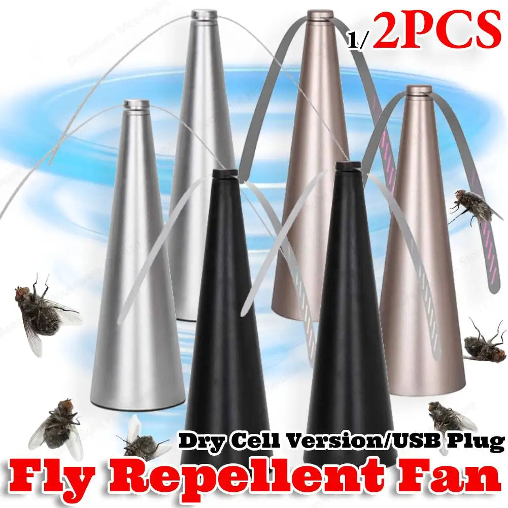 USB & Battery-Powered Portable Insect Repellent Fan – Chemical-Free for Outdoor Use