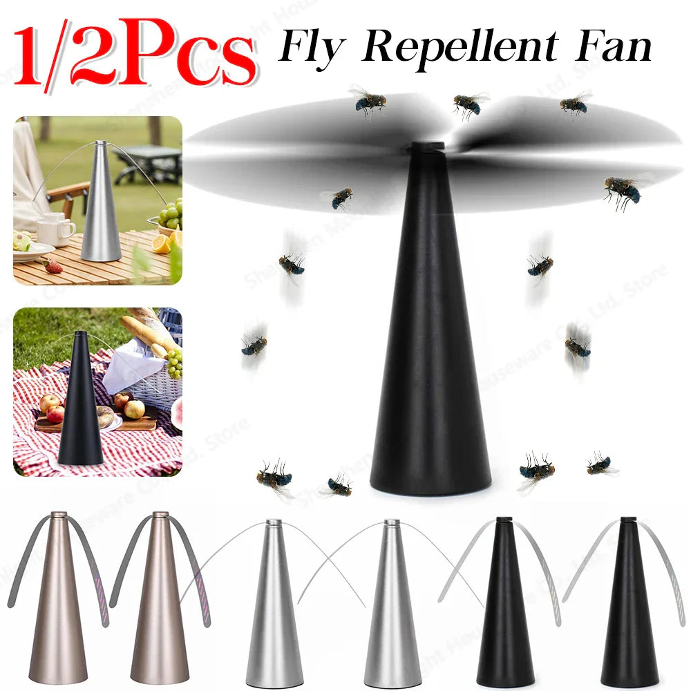 USB & Battery-Powered Portable Insect Repellent Fan – Chemical-Free for Outdoor Use