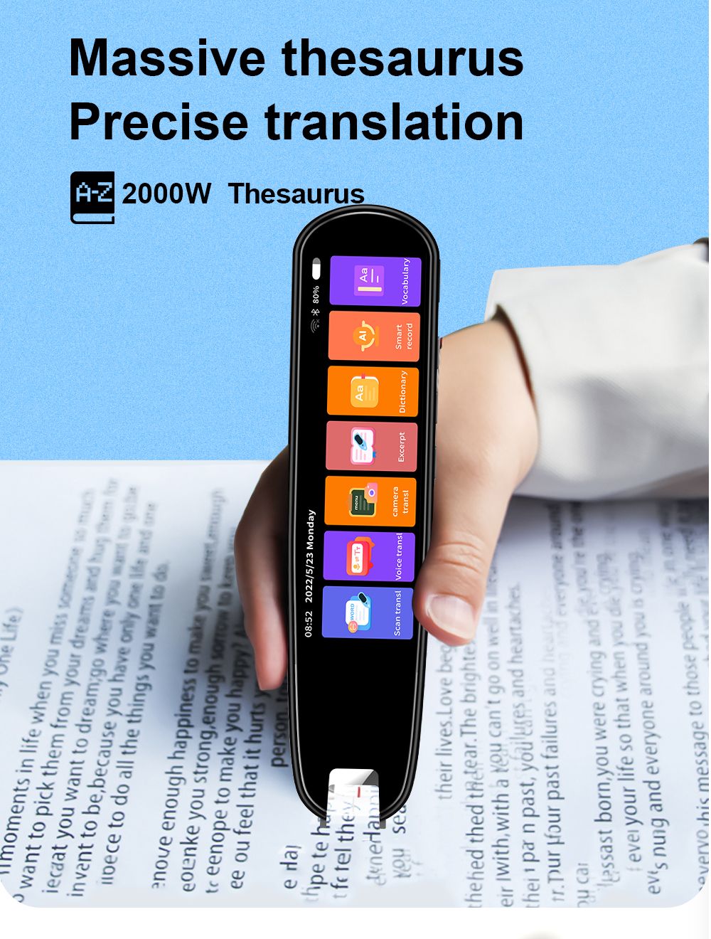 Universal TalkPen: Instant 112-Language Translator
