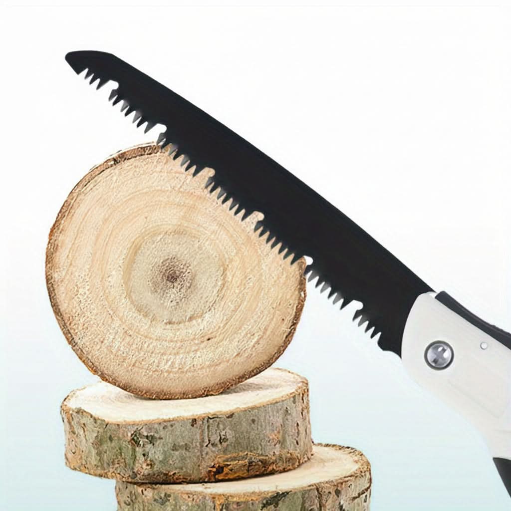 Folding Saw with Tungsten Steel Blade for Bevel Cuts - Ideal for Camping and Pruning