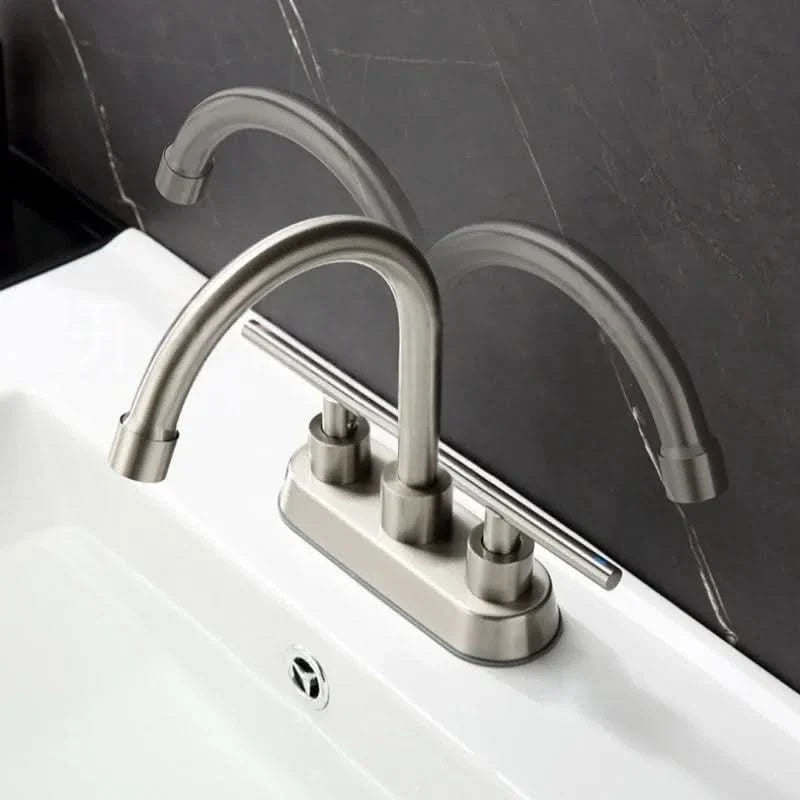 Dual Temperature Sink Mixer Faucet for Hot and Cold Water