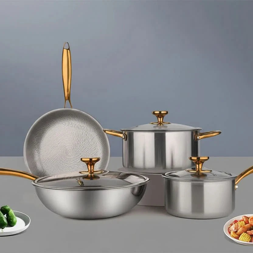 Versatile Kitchen Cooking Pot and Frying Pan Set