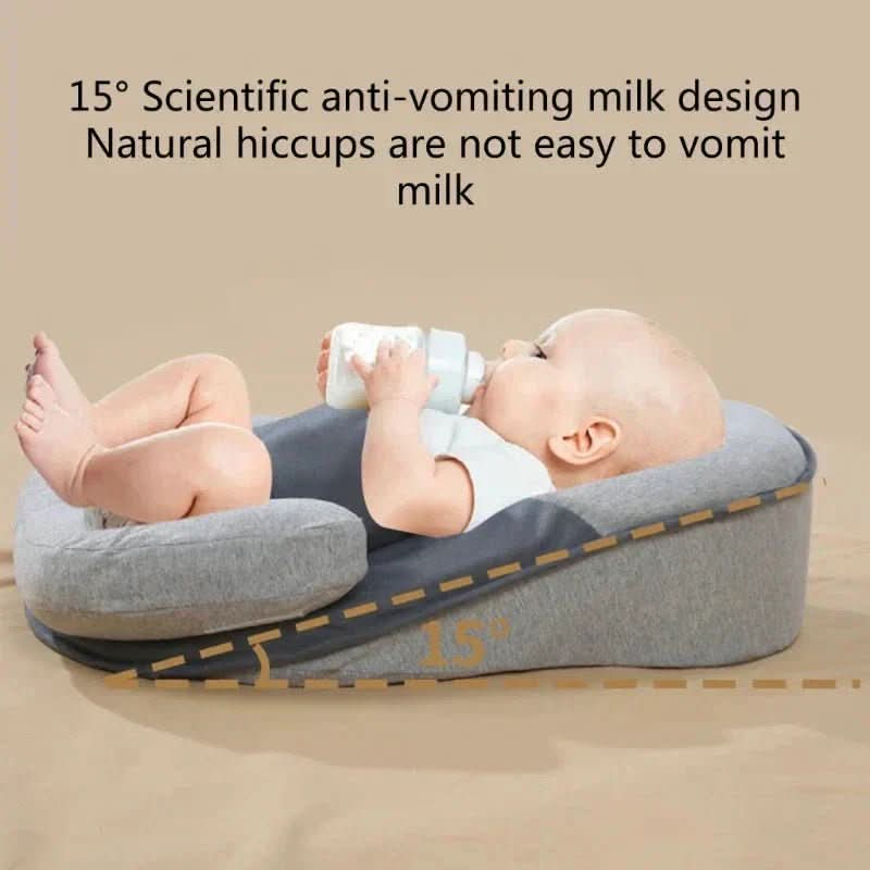 Comfort-Crafted Infant Support Pillow with Gentle Incline