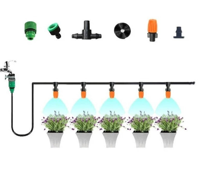 Smart Garden Irrigation System with Customizable Nozzles