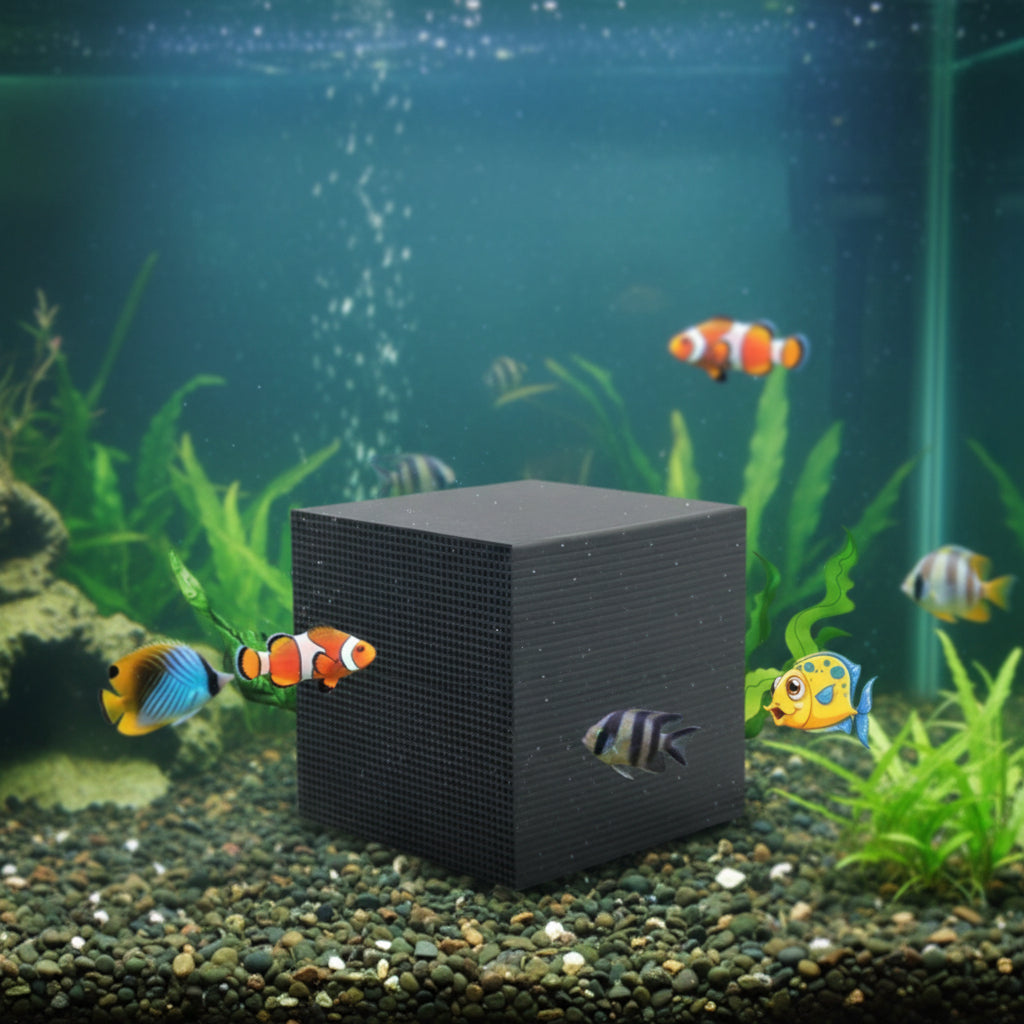 Water Cube with Activated Carbon for Aquariums and Livestock Tanks