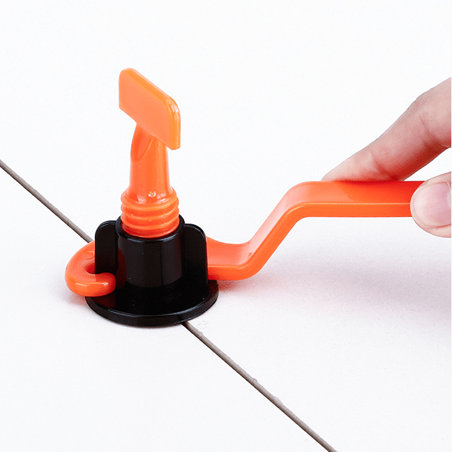 Reusable Tile Leveling System with T-Pins