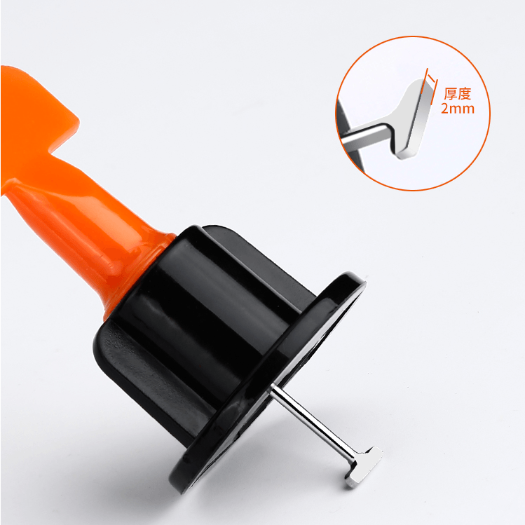 Reusable Tile Leveling System with T-Pins