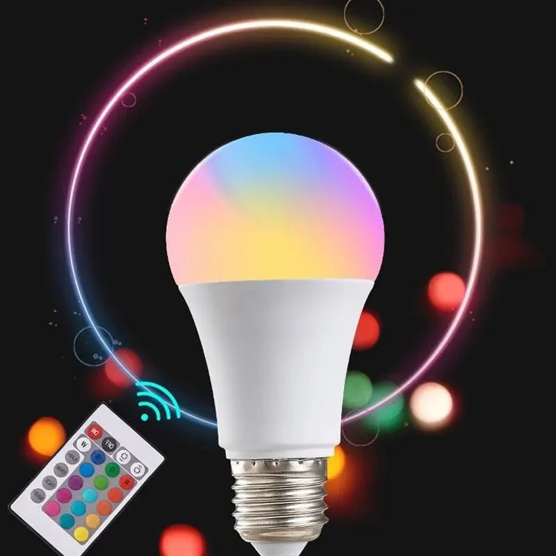 Vibrant Color Changing Smart Bulb with Remote Control
