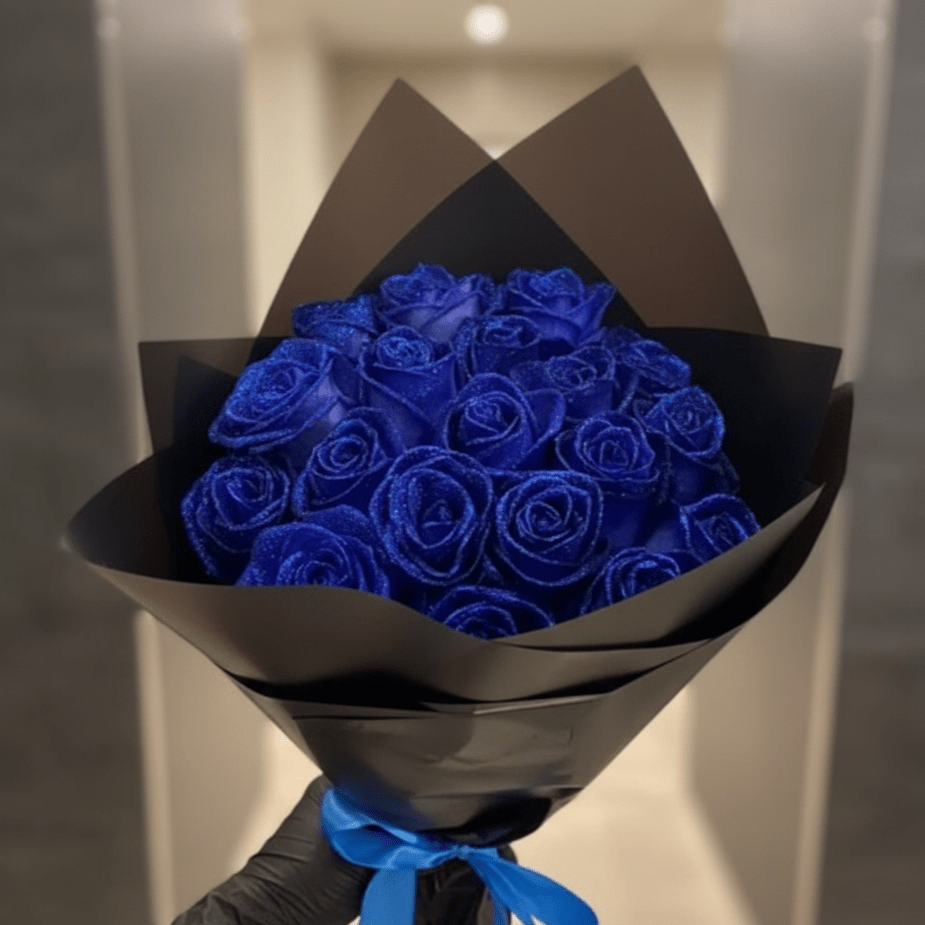 Glittering Rose Decorative Gift with Romantic Design