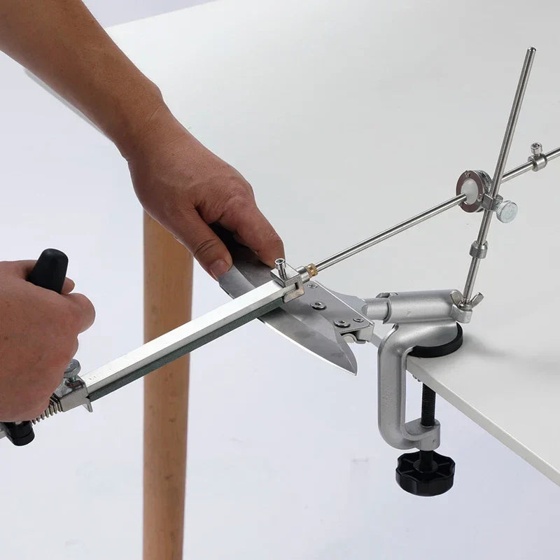 Adjustable Angle Knife Sharpener – Ergonomic, Safe for All Knives, Eco-Friendly Aluminum Design