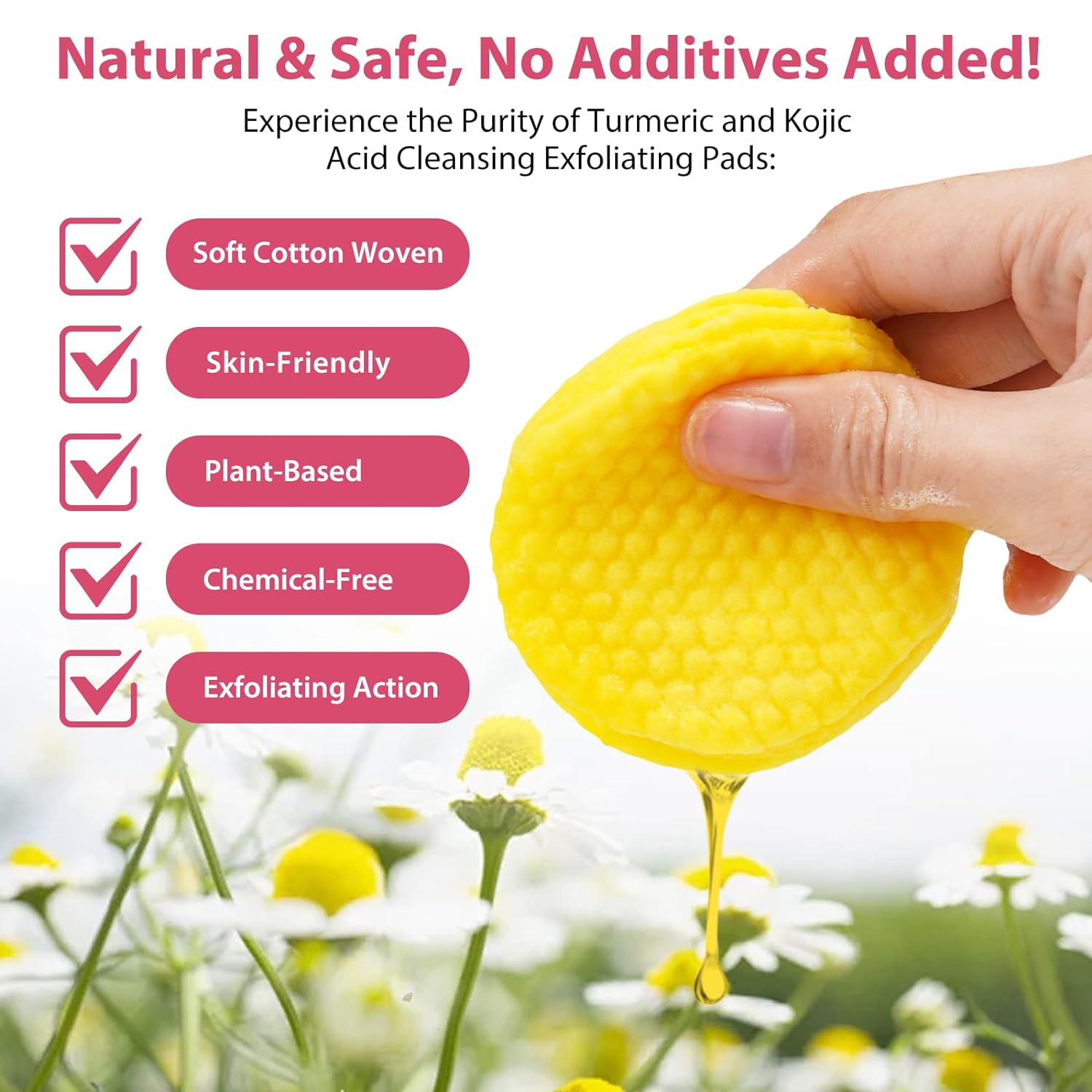 Turmeric Kojic Acid Pads for Radiant Skin