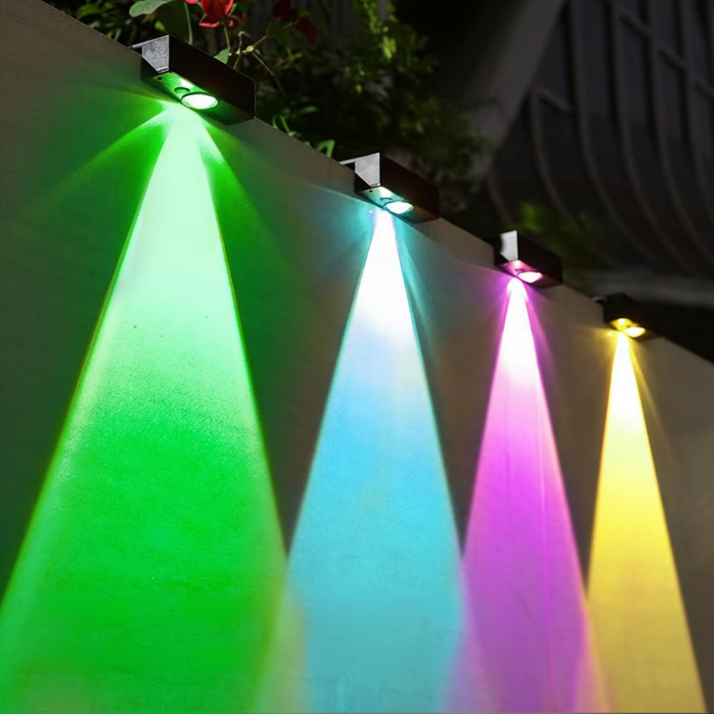Solar Garden Light with Smart LED Control and Waterproof Feature