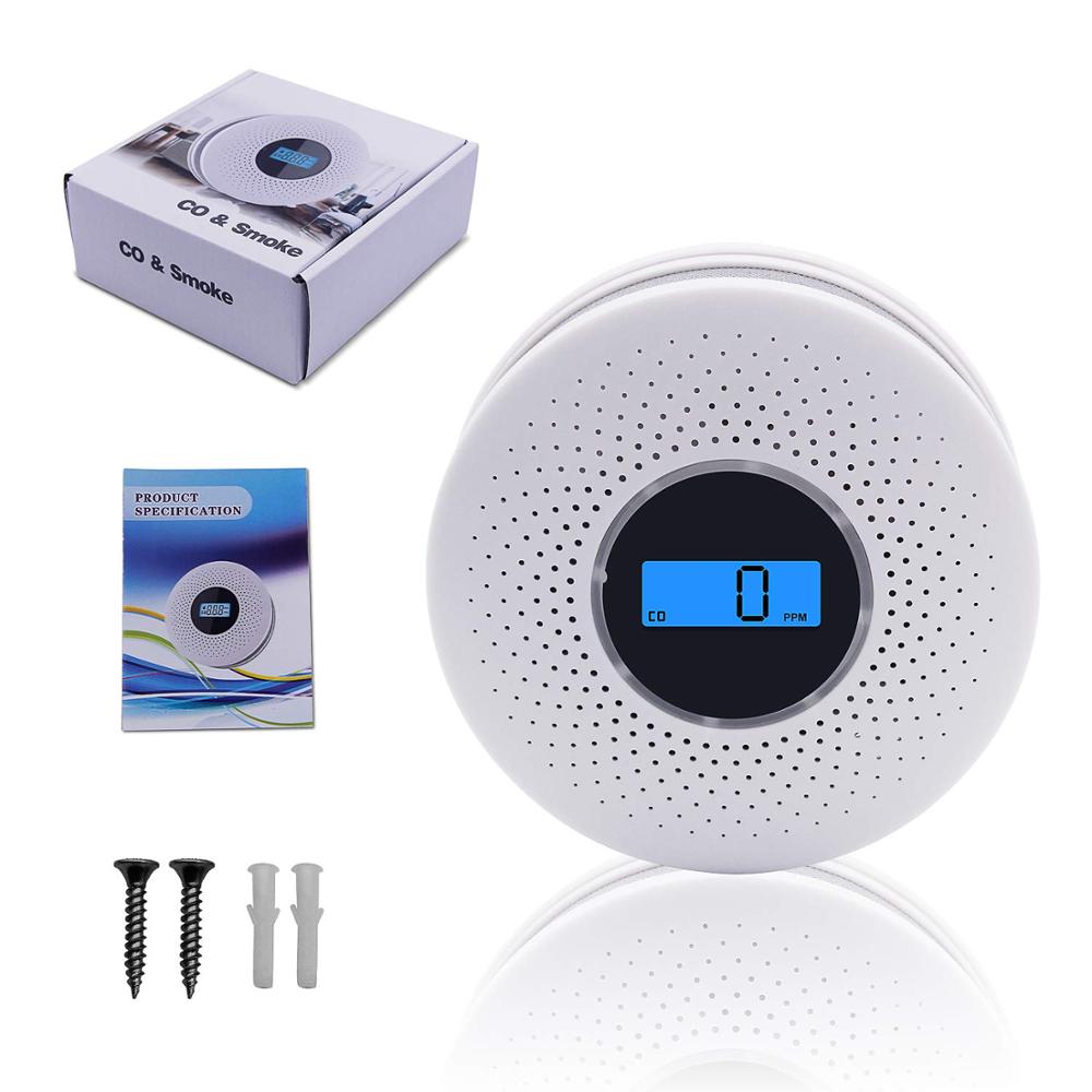 Smoke and Carbon Monoxide Detector | Dual Sensor System | Loud Alarm