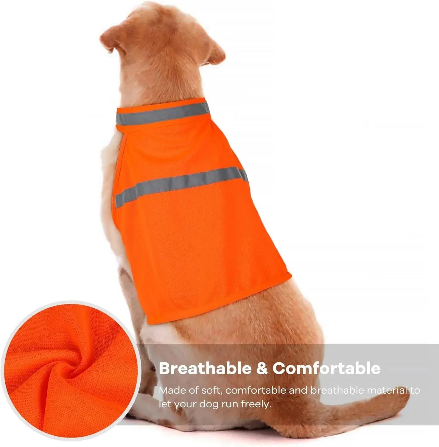 High Visibility Dog Vest for Evening Walks – Reflective Safety Gear