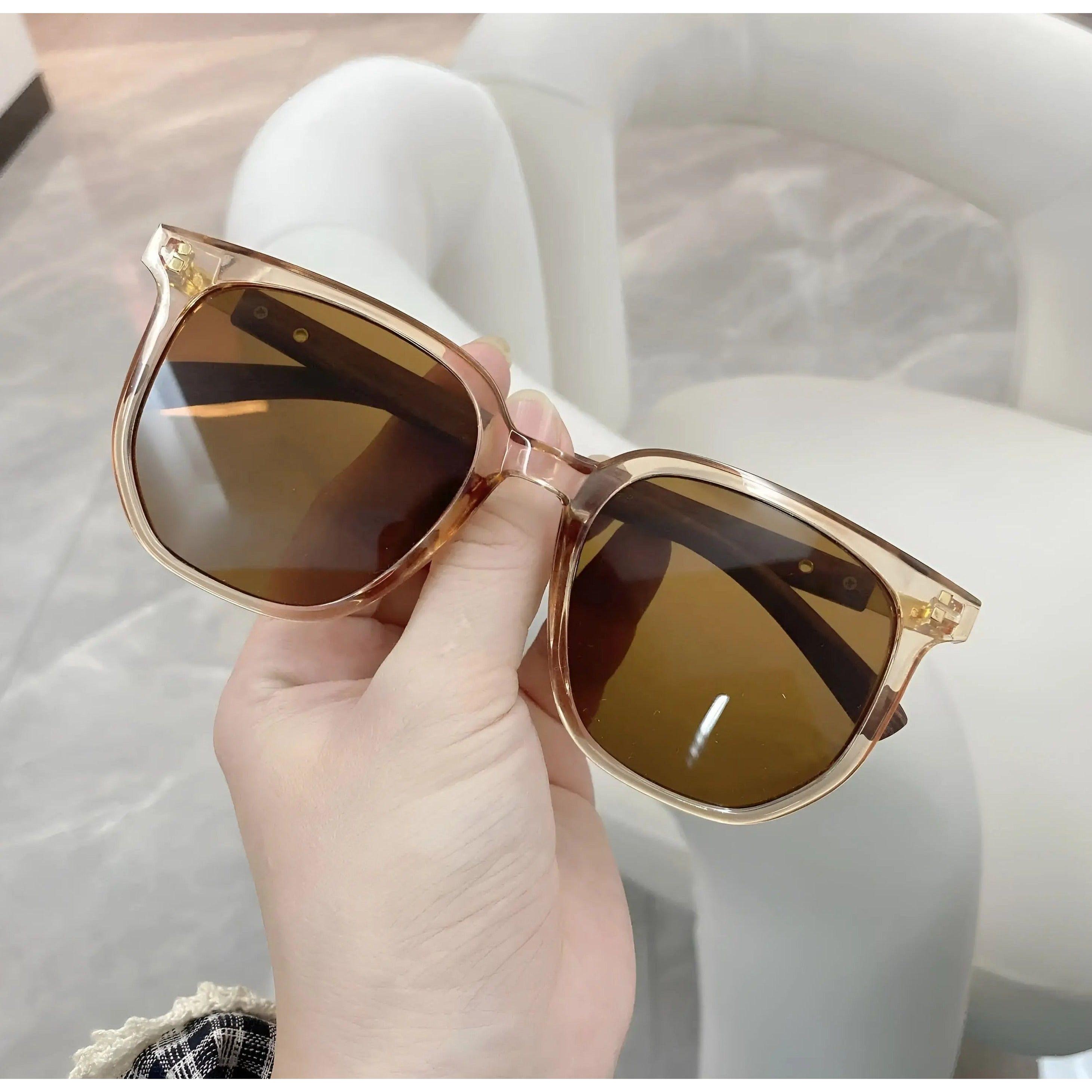 UV400 Protection Retro Square Sunglasses
