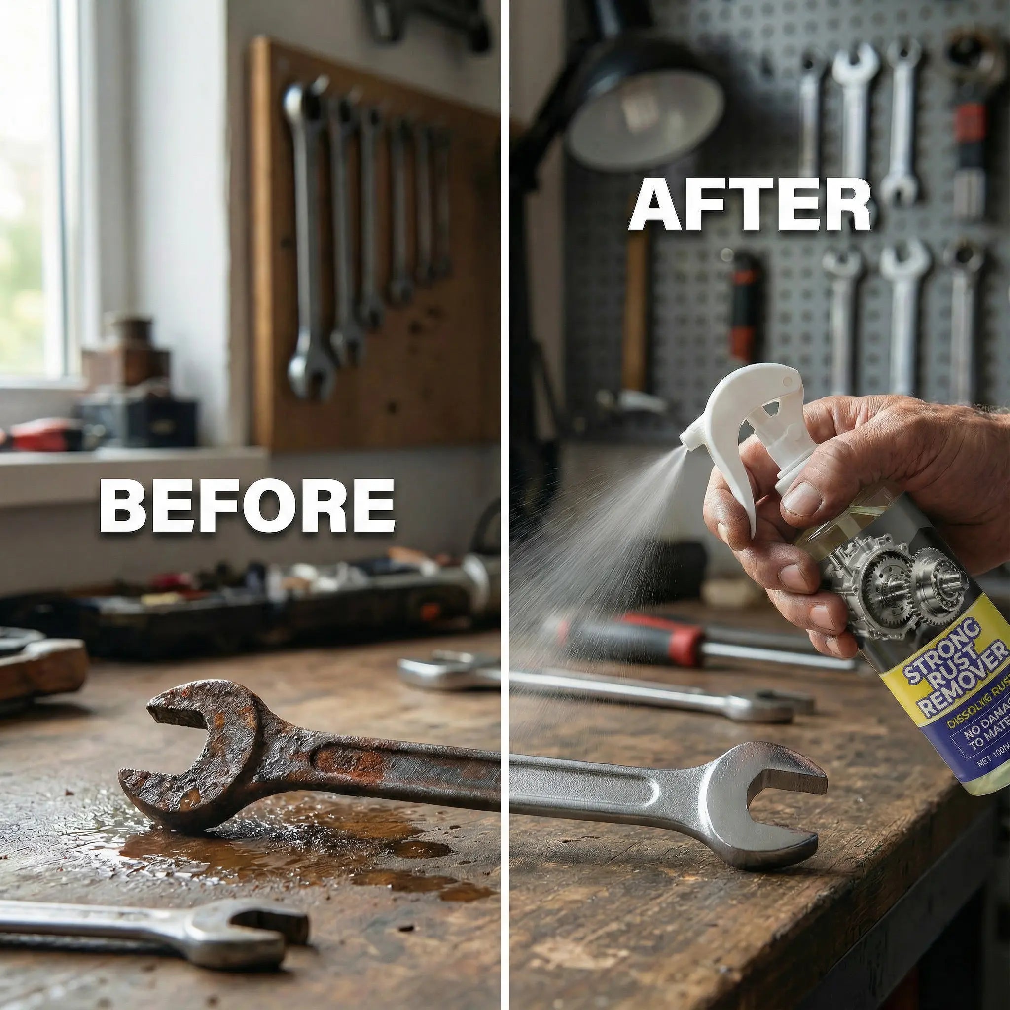 Rust Dissolving Spray – Eliminates Rust Without the Need for Scrubbing