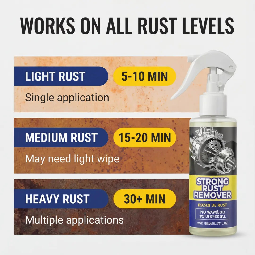 Rust Dissolving Spray – Eliminates Rust Without the Need for Scrubbing