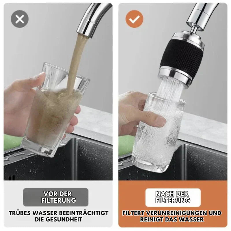 360-Degree Swivel Faucet – Splash-Proof Design
