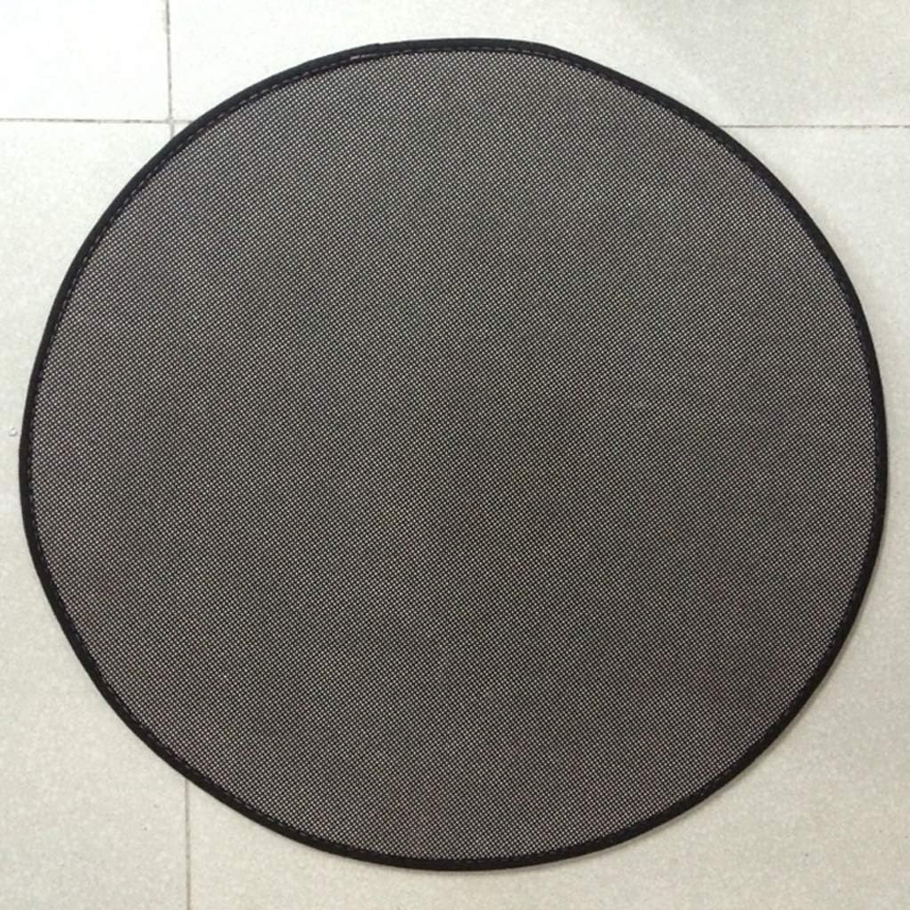 Graphic Design Round Carpet - "Silence" Pattern