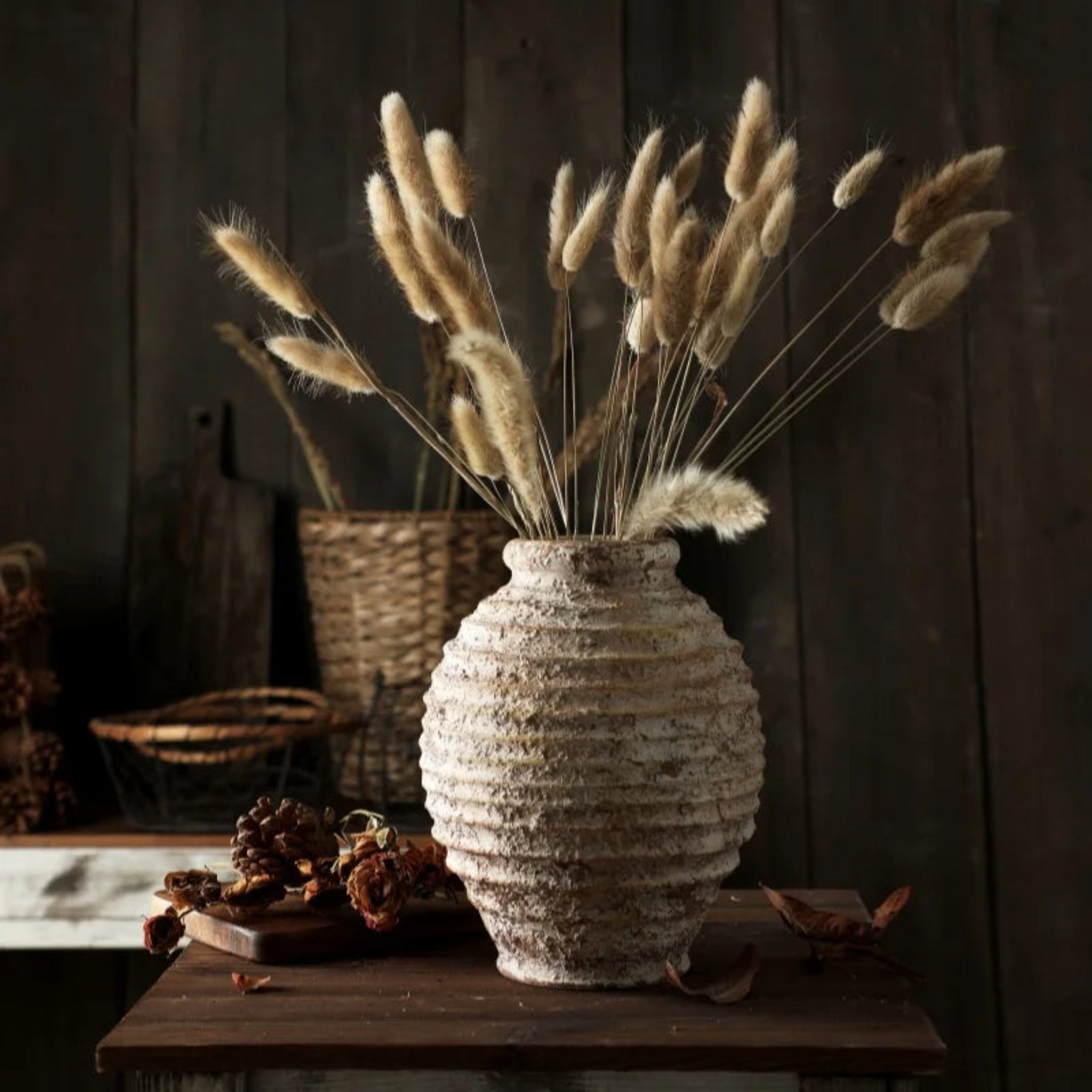 Artisan Clay Vase - Unique Charm for Home Aesthetics