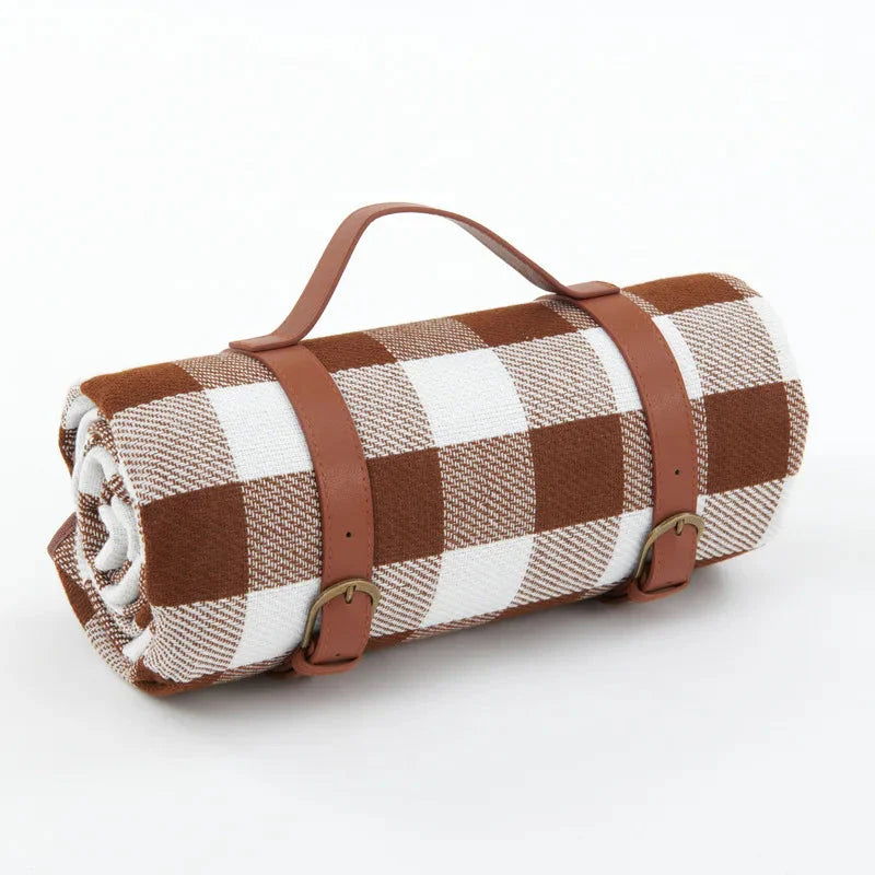 Portable Waterproof Blanket for Picnics with Carry Strap