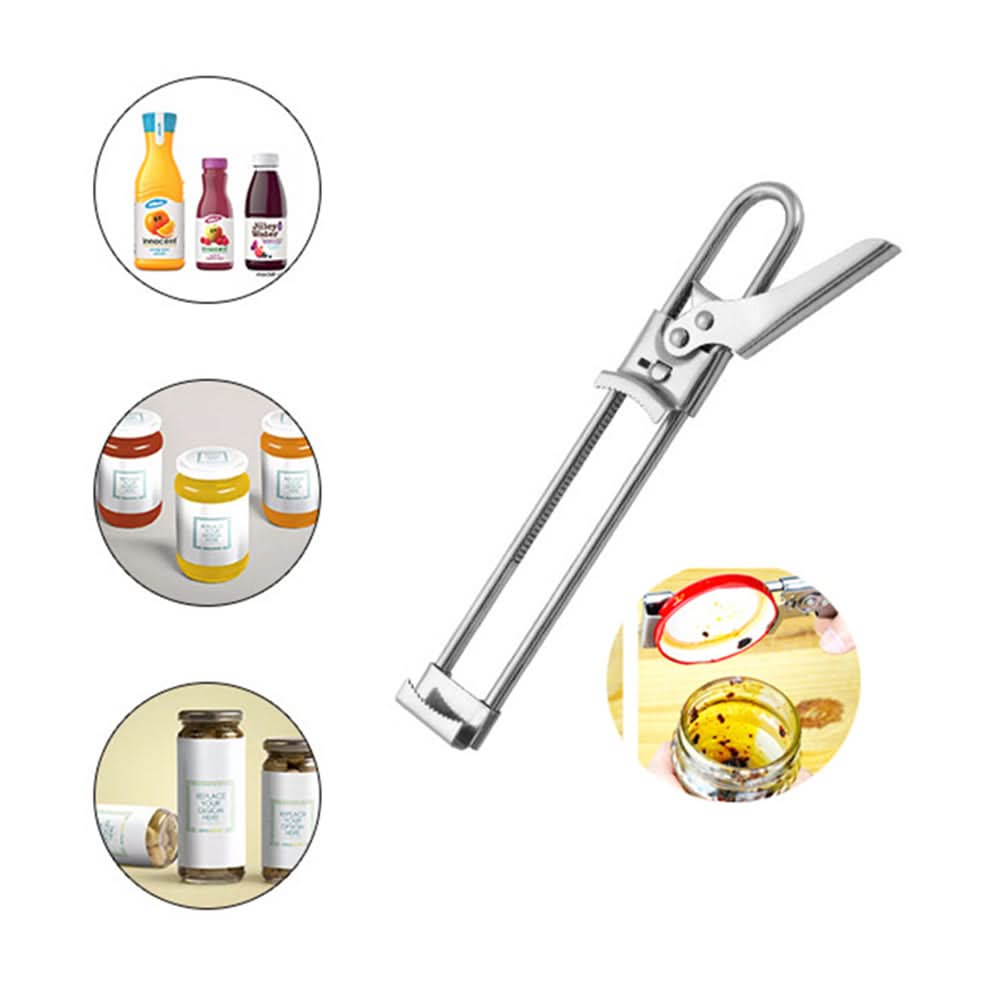 Adjustable Can Opener for Simple Lid Removal