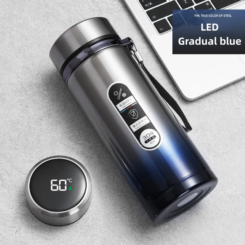 Insulated Stainless Steel Bottle with LED Temperature Indicator