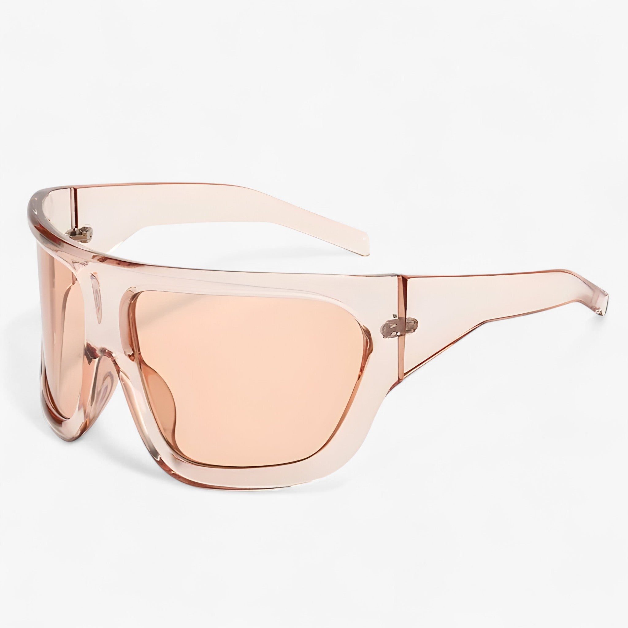 Large Sports Sunglasses with Wraparound Design
