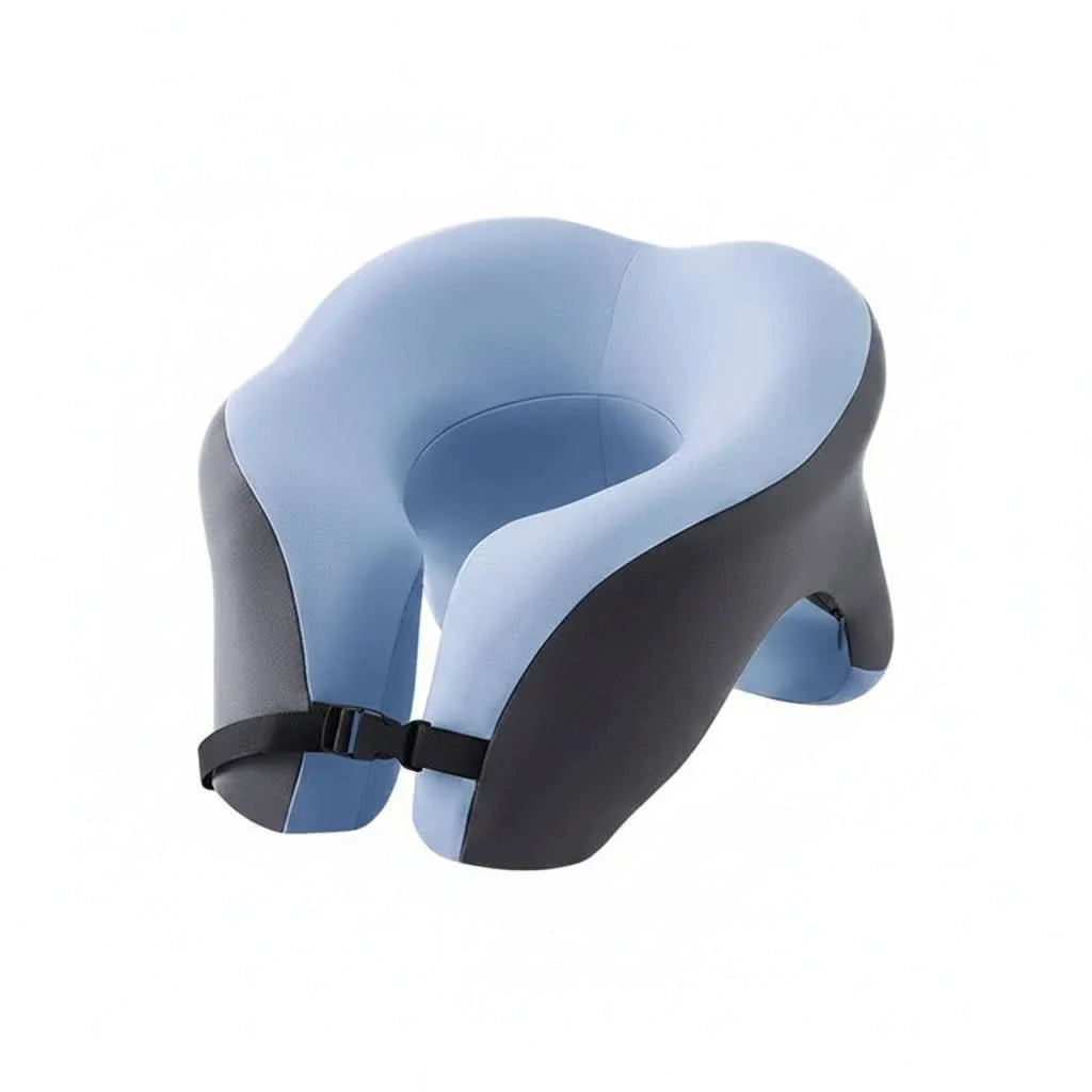 Ergonomic Neck Support Travel Pillow with Memory Foam