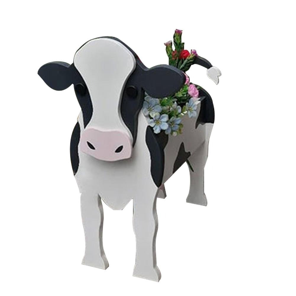 Weatherproof PVC Flower Pot Statue – Charming Animal Planter for Yard, Patio & Balcony Decor