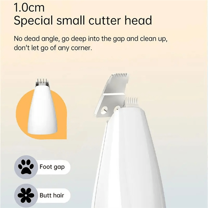 Pet Grooming Set: Dog Clippers, Nail Grinder & 4 Tools Included