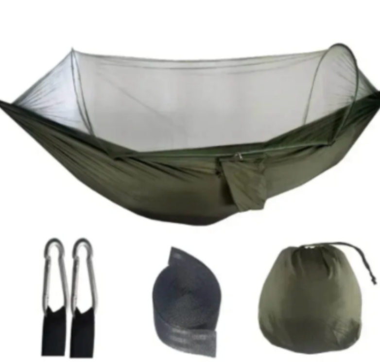 Camping Hammock with Mosquito Net for Outdoor Relaxation
