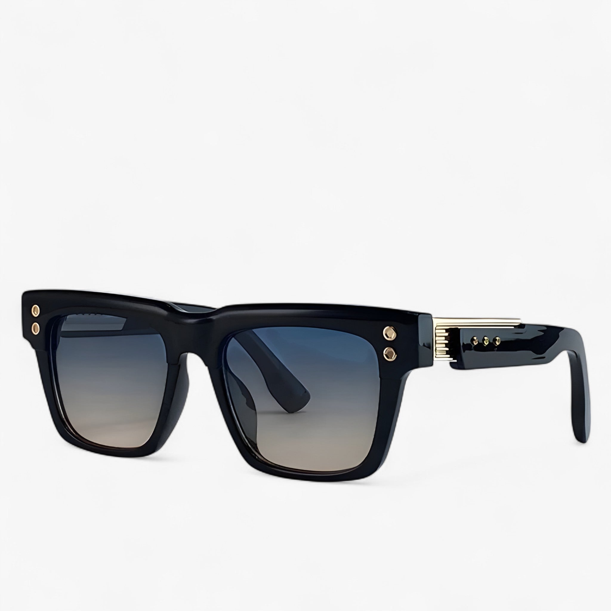 Polarized Lens Sunglasses in Steampunk Style
