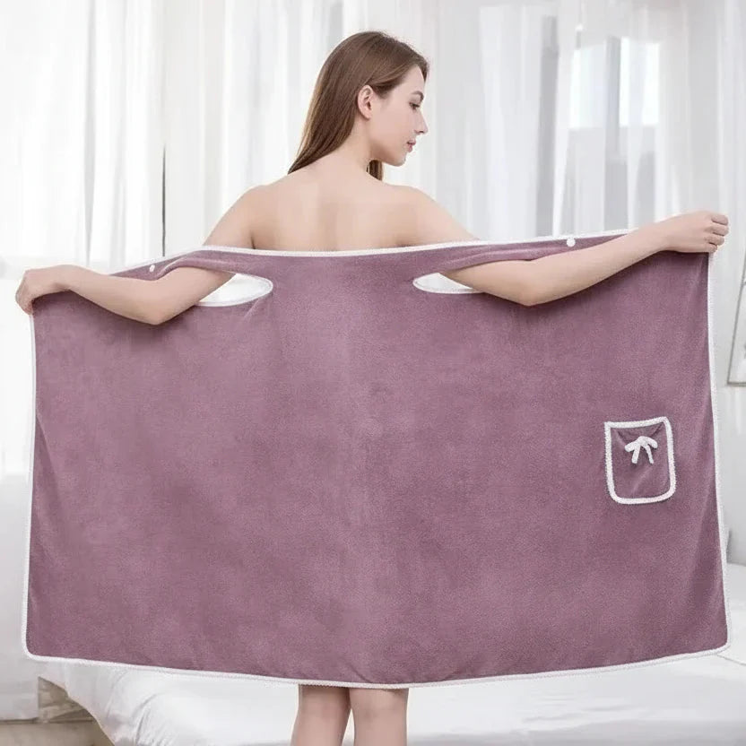 Quick-Drying Wearable Towel for Bathing