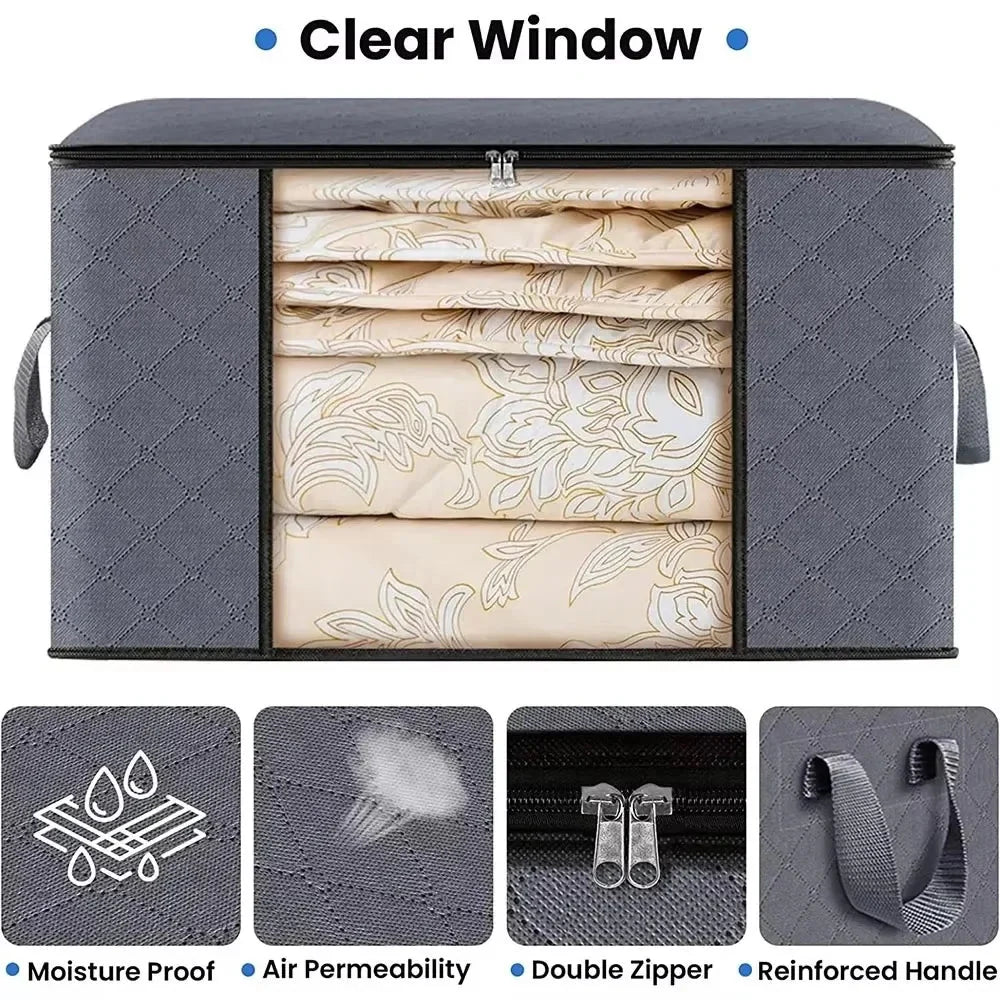 Storage Bags Made from Nonwoven Fabric with Clear Viewing Window