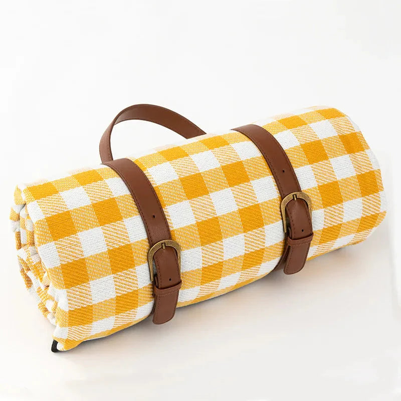 Portable Waterproof Blanket for Picnics with Carry Strap