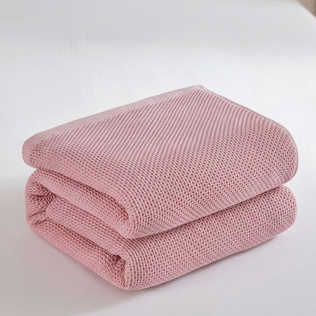 Lightweight Muslin Throw Blanket for Sofa and Bed Use