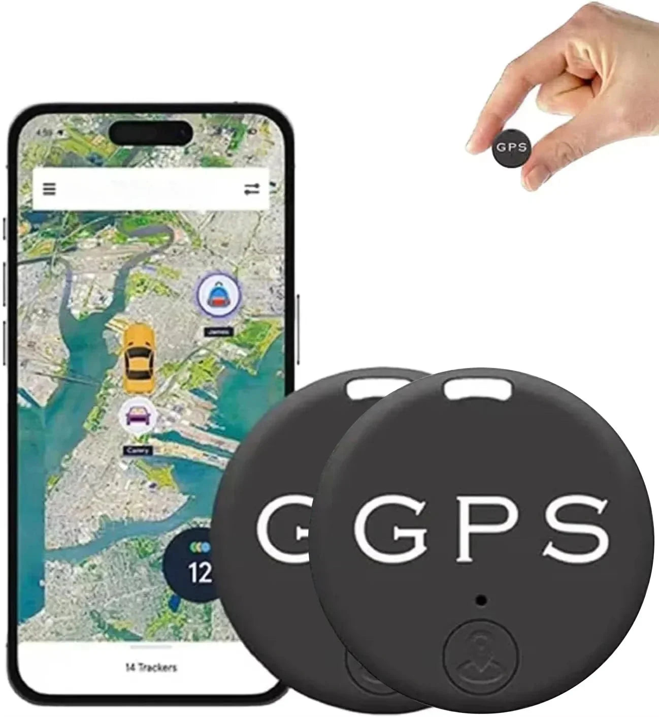 Mini GPS Tracking Devices – 2-Pack for Easy Monitoring