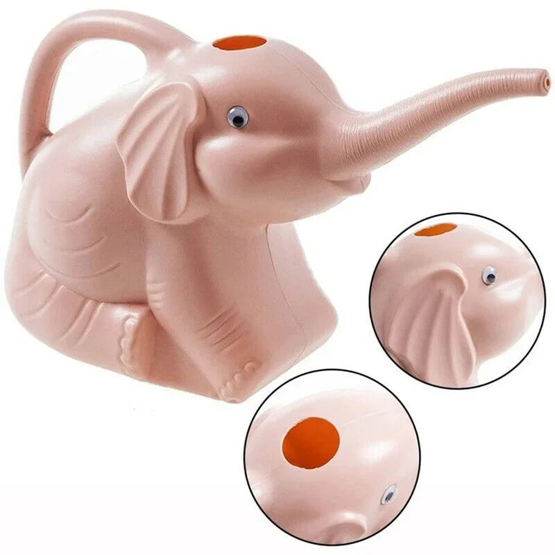 Pastel Elephant Watering Can – Decorative Design in 3 Colors