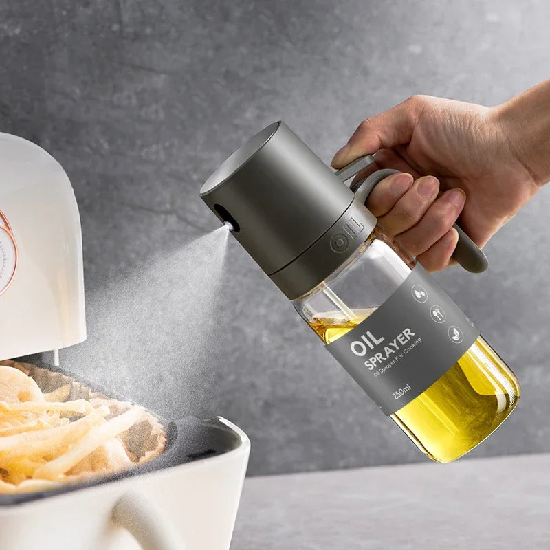 250ml Cooking Dispenser and Air Fryer Glass Olive Oil Sprayer