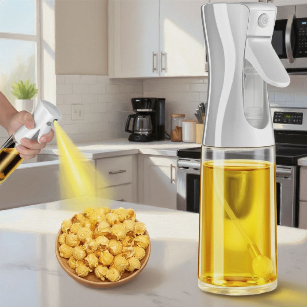 Food-Safe Olive Oil Sprayer – Reusable Mist Spray Bottle