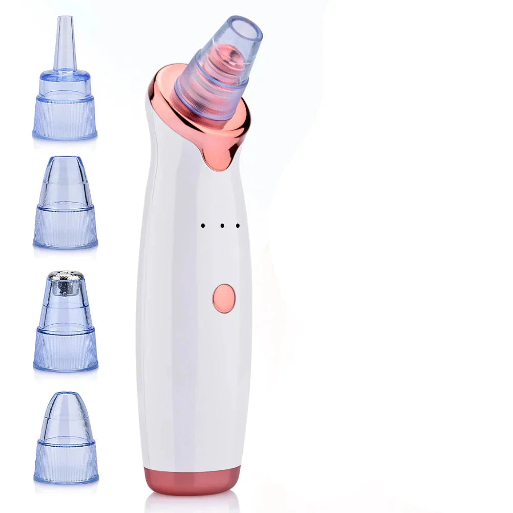 Rechargeable Facial Pore Cleaner with Suction and Cleaning Tip