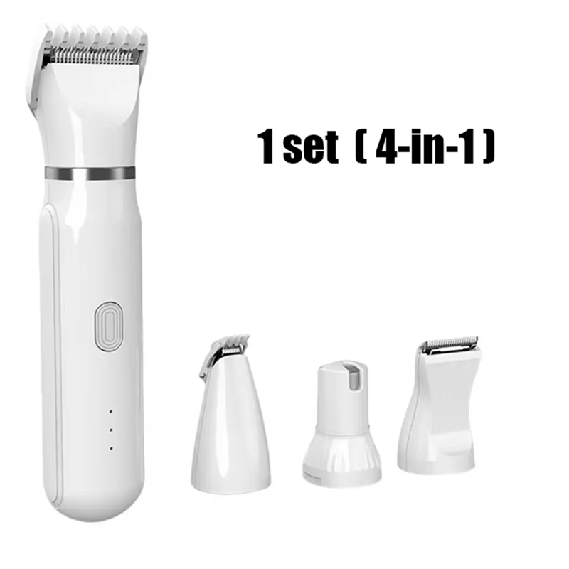 Pet Grooming Set: Dog Clippers, Nail Grinder & 4 Tools Included
